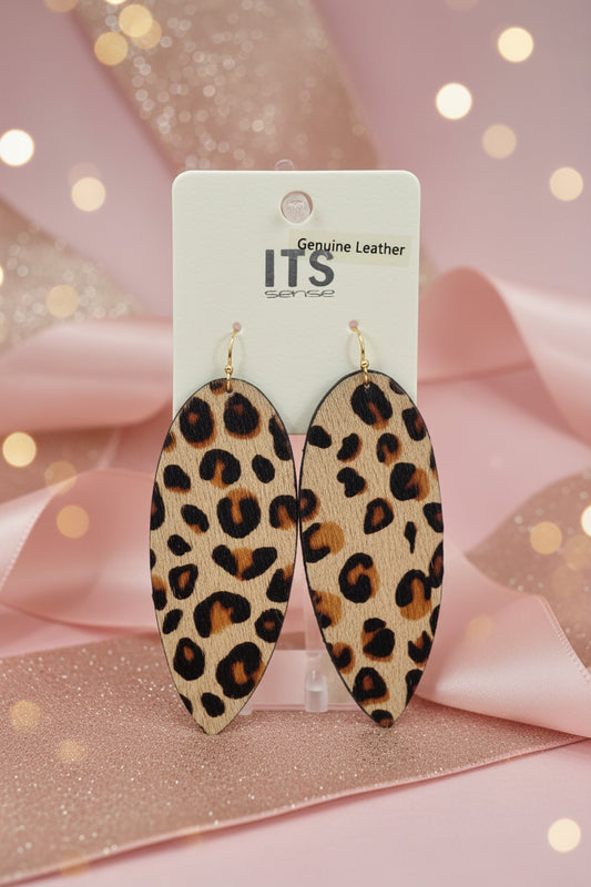 Leopard Print Earrings