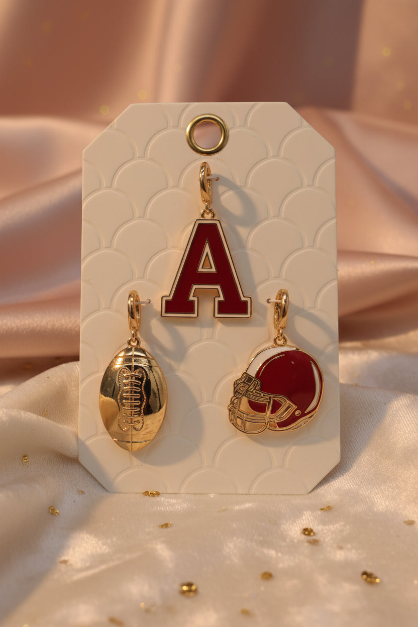 Alabama Football Charm Set