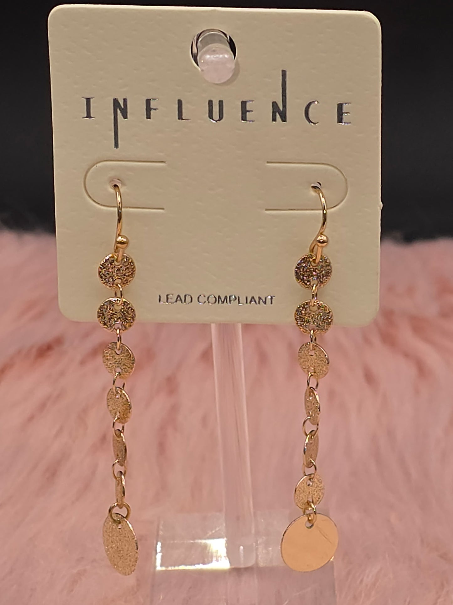 Golden Hour Cascading Disc Drop Earrings