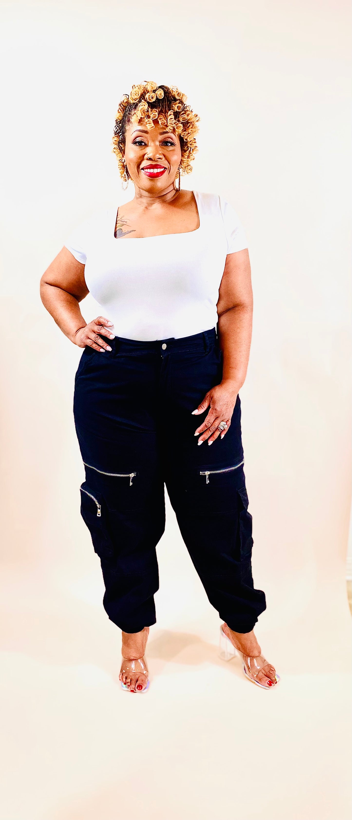 Sassy Chick Cargo Joggers