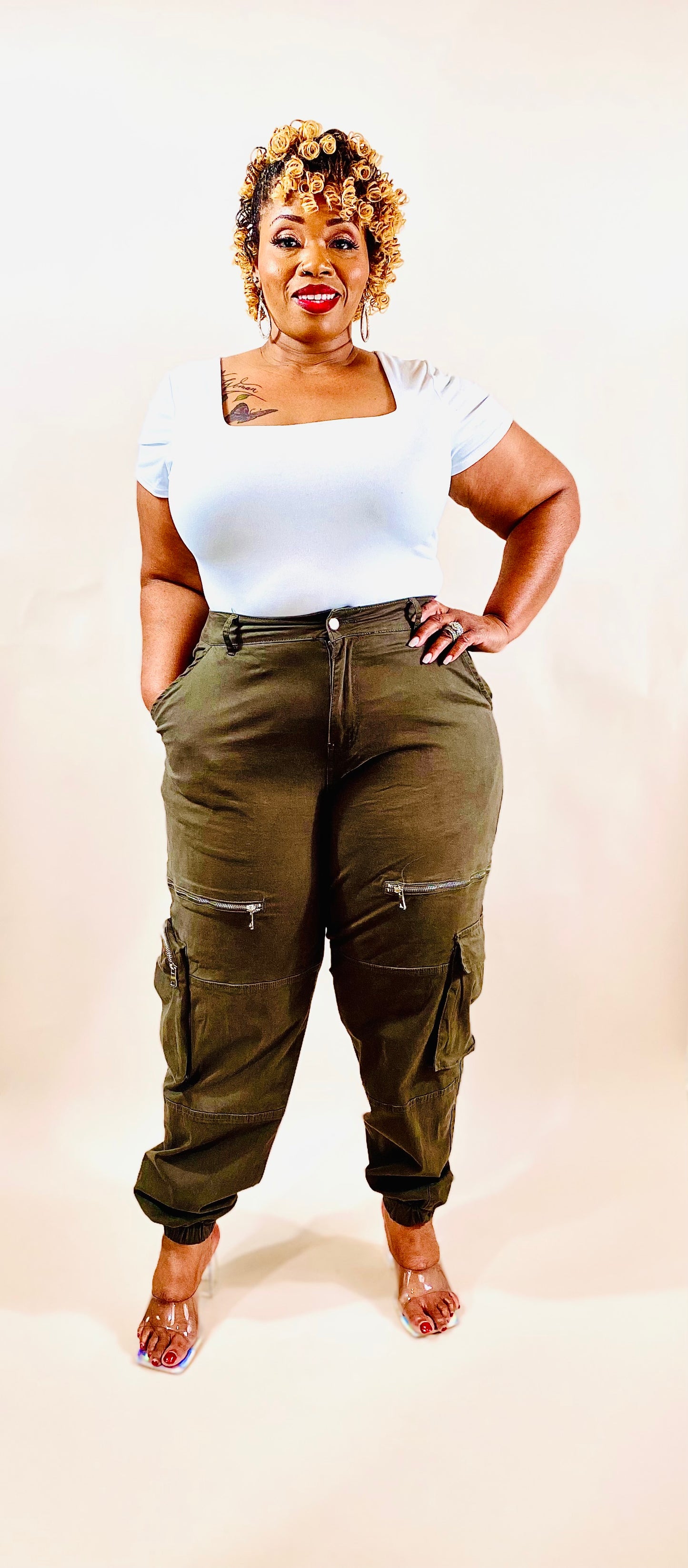 Sassy Chick Cargo Joggers