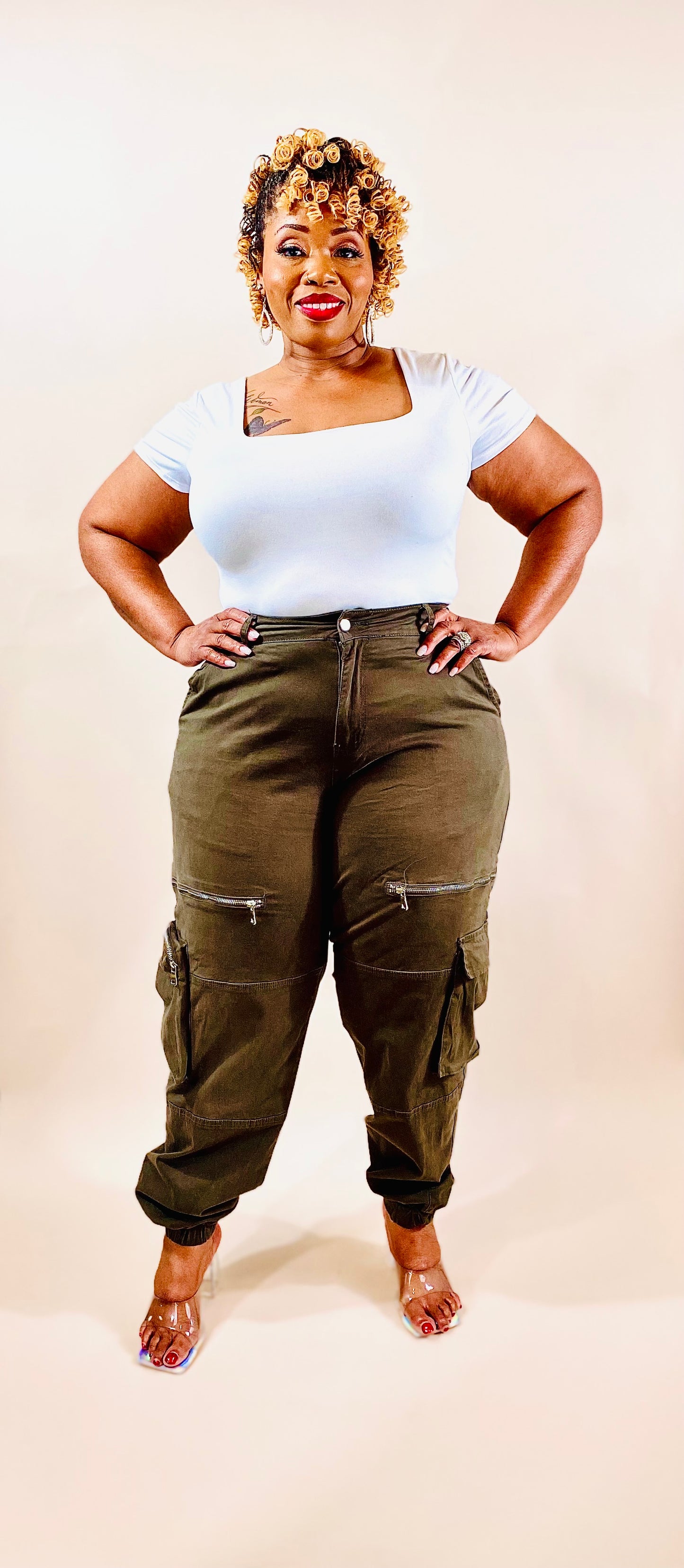 Sassy Chick Cargo Joggers