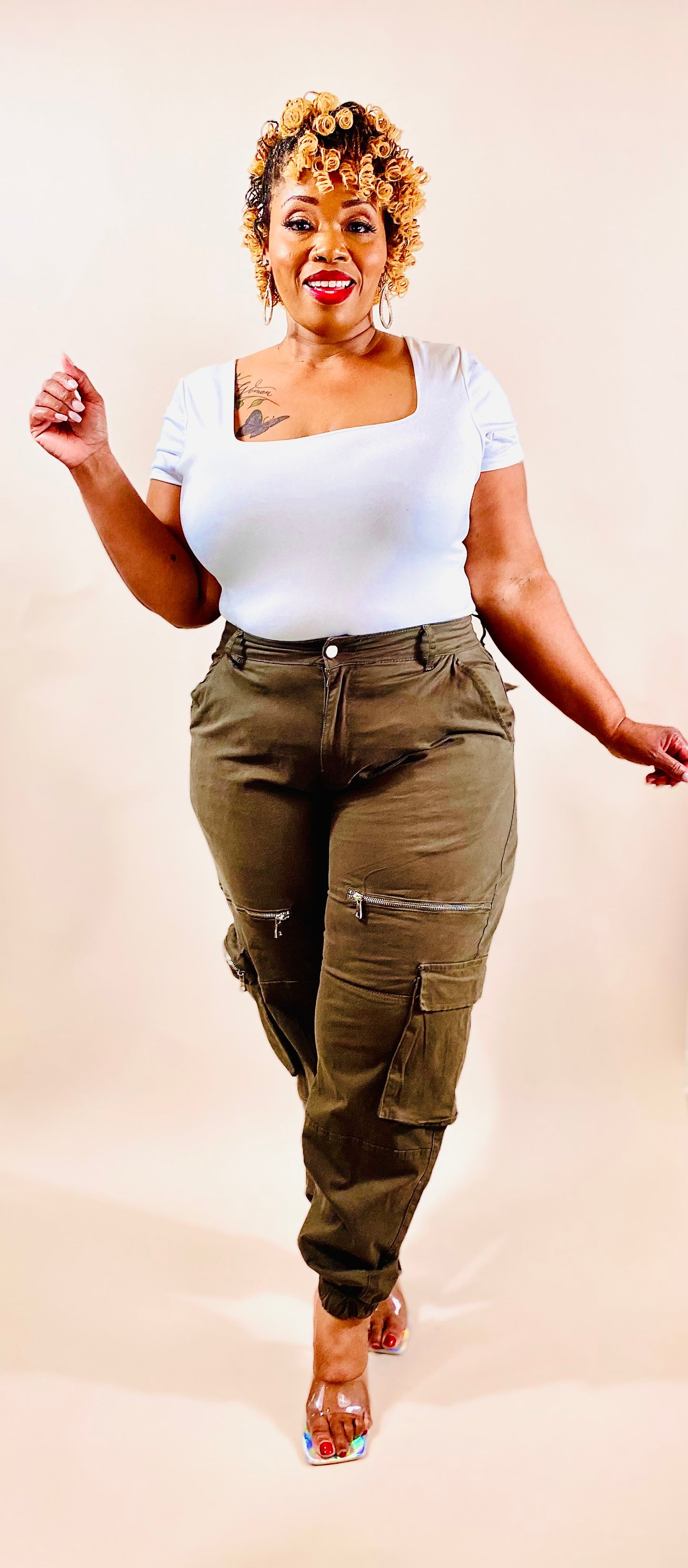 Sassy Chick Cargo Joggers