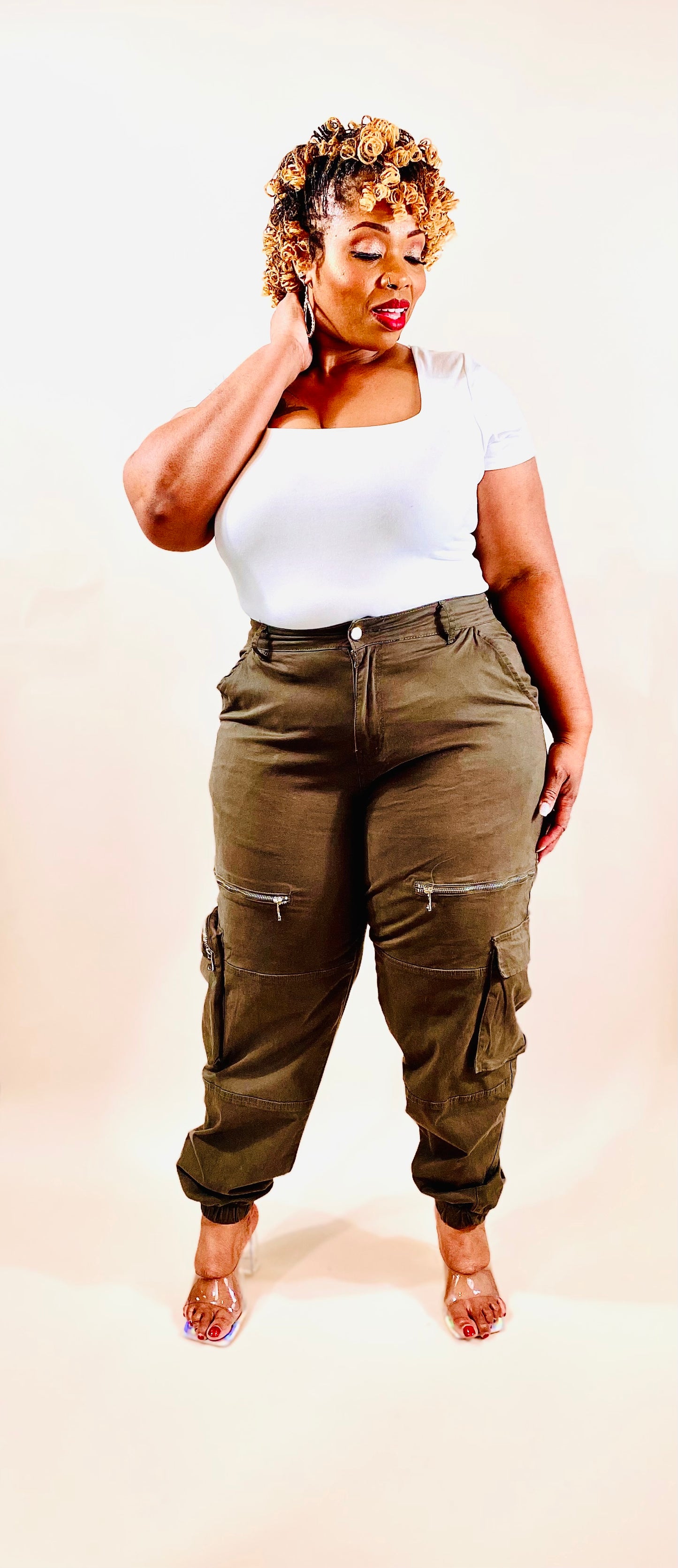 Sassy Chick Cargo Joggers