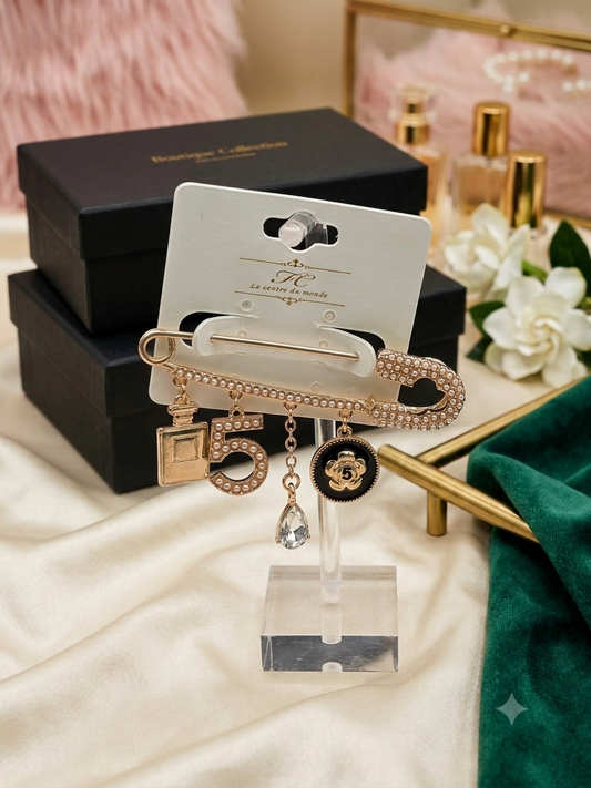 Luxe No. 5 Statement Brooch