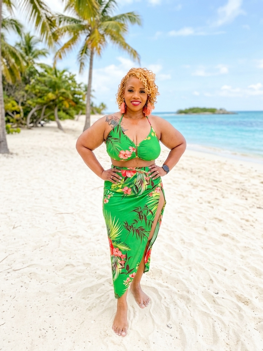 Tropical Vibes 3Piece Swim Set